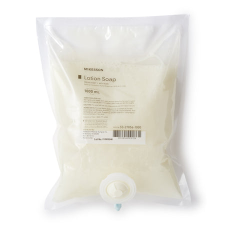 McKesson Lotion Soap, 1,000ml Refill Bag, Fresh Scent-"Soap McKesson Lotion 1,000 mL Dispenser Refill Bag Fresh Scent"