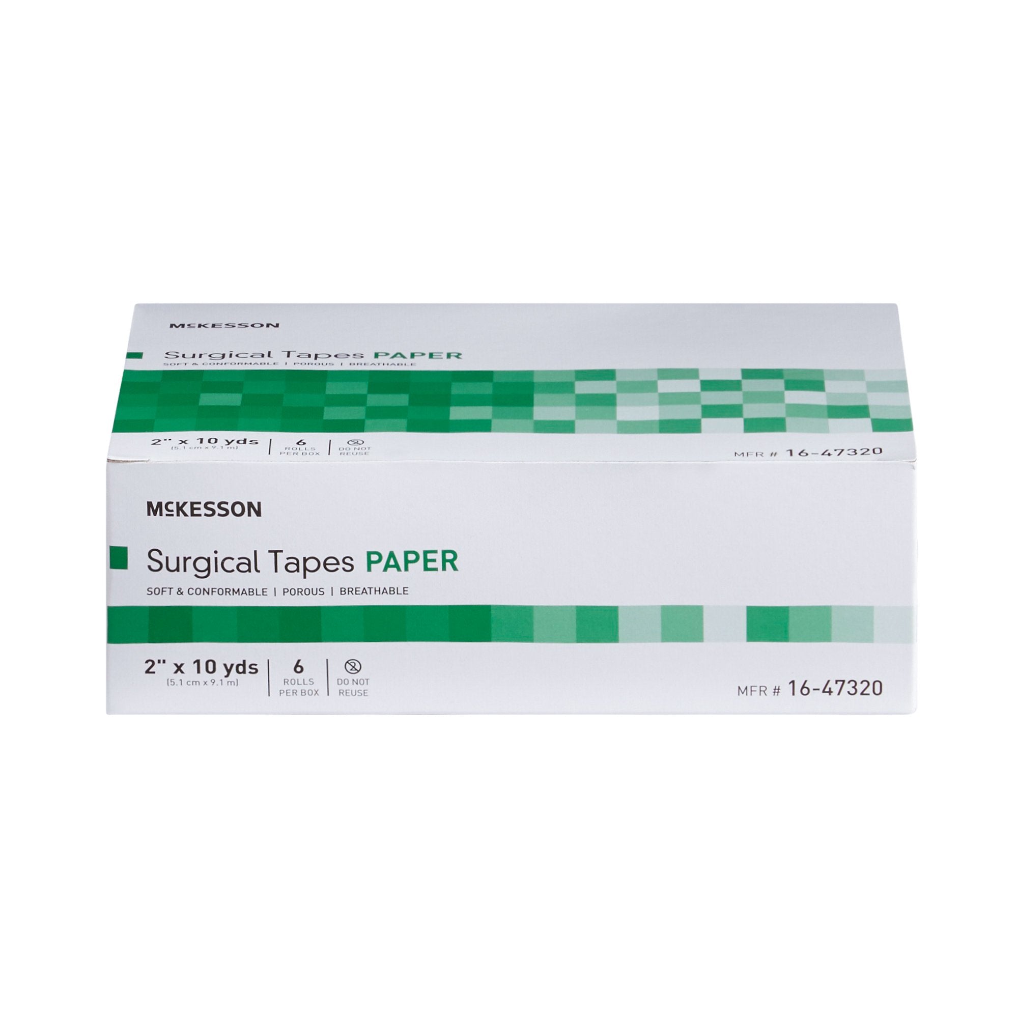 McKesson Paper Medical Tape, 2 Inch x 10 Yard, White-Medical Tape McKesson White 2 Inch X 10 Yard Paper NonSterile