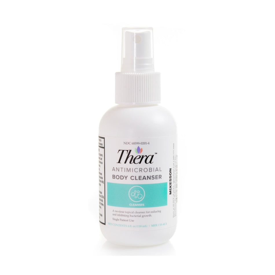McKesson Thera Antimicrobial Body Cleanser Pump-Antimicrobial Body Wash Thera Liquid 4 oz. Pump Bottle Scented