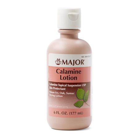 Major Calamine / Zinc Oxide Itch Relief, 177 mL Bottle-Itch Relief Major Calamine 8% Strength Lotion 177 mL Bottle