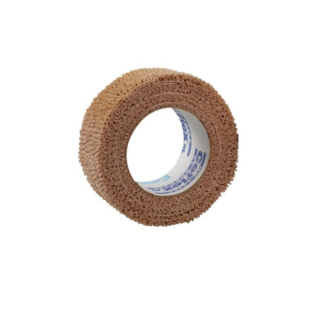 CoFlex Self-adherent Closure Cohesive Bandage, 1 Inch x 5 Yard-Cohesive Bandage CoFlex 1 Inch X 5 Yard Self-Adherent Closure Tan NonSterile 14 lbs. Tensile Strength