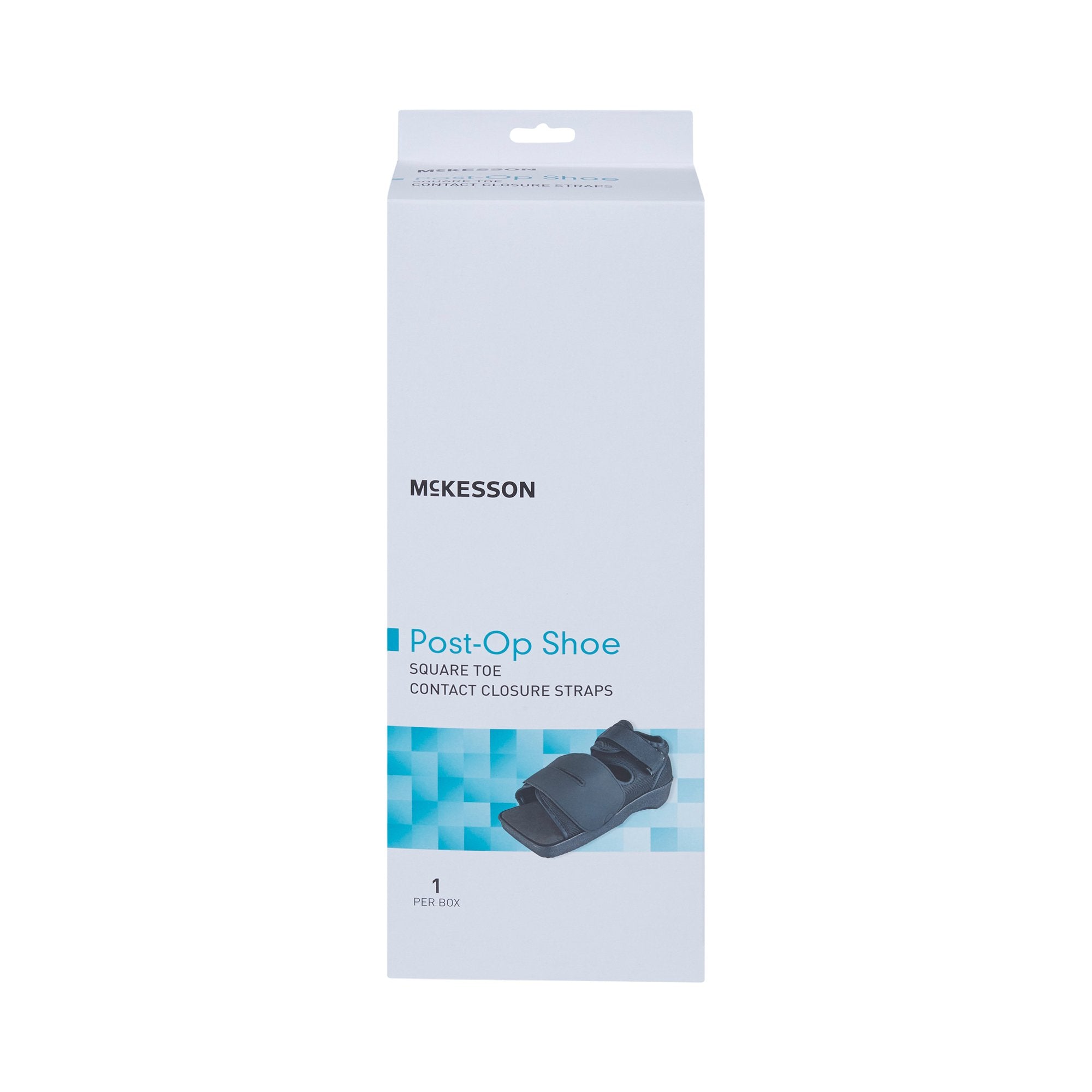 McKesson Square Toe Post-Op Shoe, Medium-Post-Op Shoe McKesson Medium Unisex Black