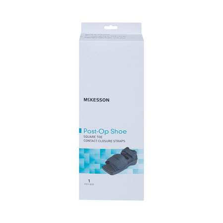 McKesson Square Toe Post-Op Shoe, Medium-Post-Op Shoe McKesson Medium Unisex Black