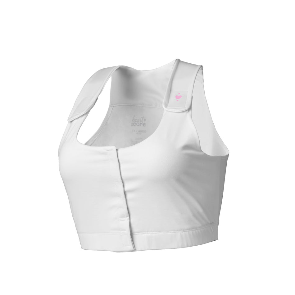 Serena Post Surgical Bra, White, Large-Post-Surgical Bra Serena White Large 36 to 38 Inch