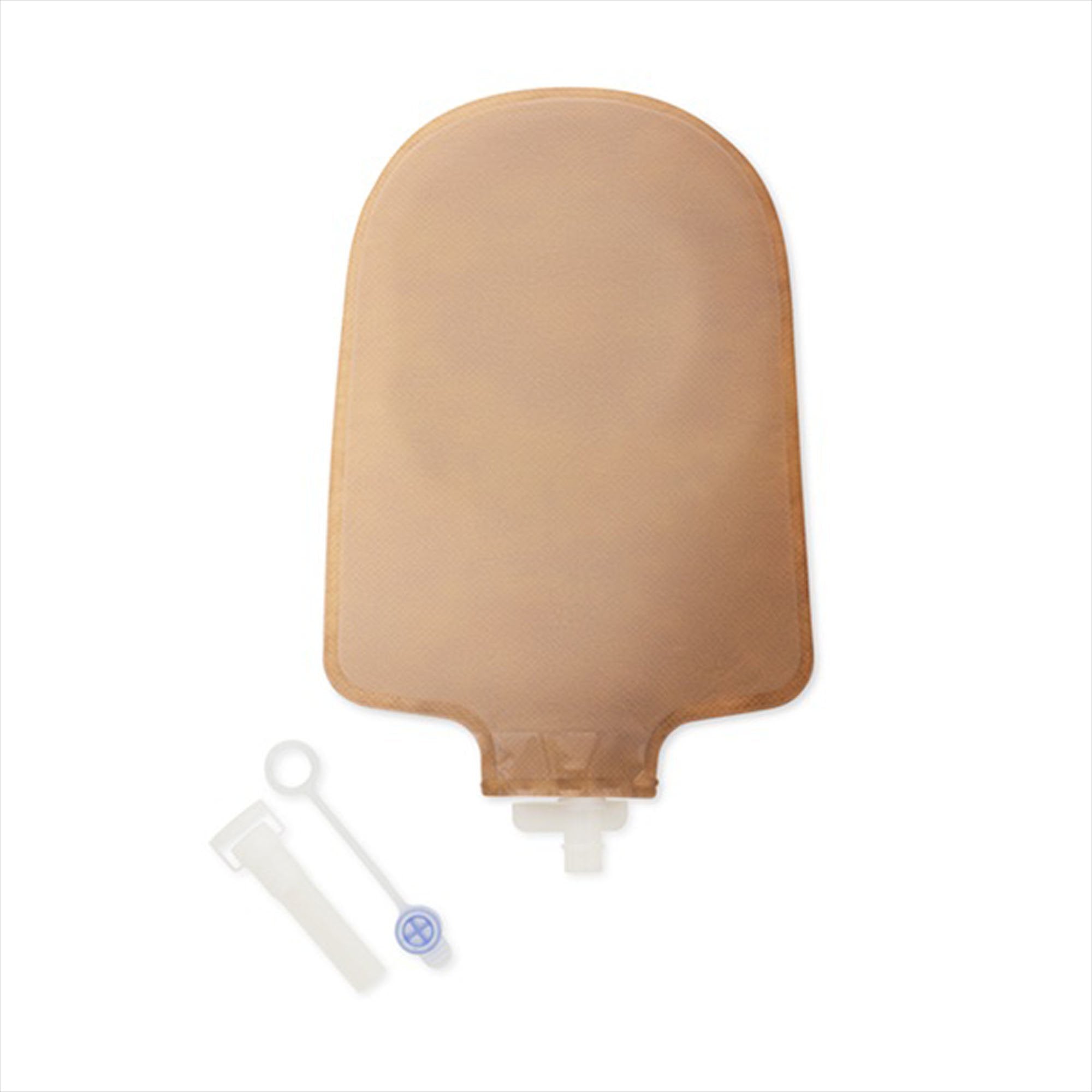 Premier One-Piece Drainable Beige Urostomy Pouch, 9 Inch Length, 3/4 Inch Stoma-"Urostomy Pouch Premier One-Piece System 9 Inch Length Convex, Pre-Cut 3/4 Inch Stoma Drainable"