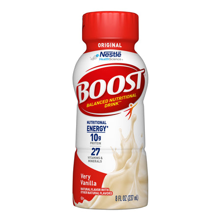 Boost® Original Vanilla Balanced Nutritional Drink, 8-ounce Carton - Nutritionals and Feeding Supplies>Nutritionals>Oral S...