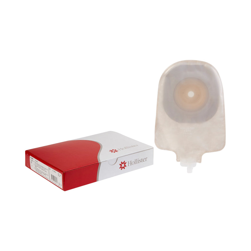 Premier One-Piece Drainable Transparent Urostomy Pouch, 9 Inch Length, 1 Inch Stoma-Urostomy Pouch Premier One-Piece System 9 Inch Length Trim To Fit Up to 1-1/2 Inch Stoma Drainable