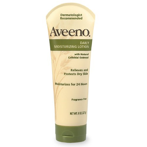 Aveeno Moisturizer Daily Moisturizing Lotion, 8 oz.-Hand and Body Moisturizer Aveeno 8 oz. Tube Unscented Cream