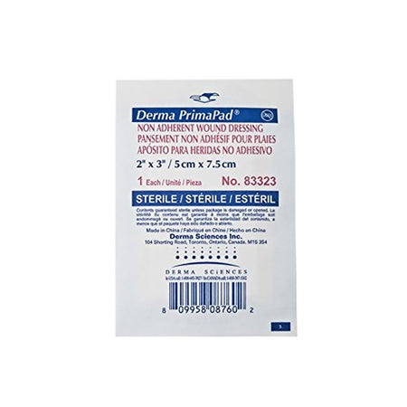 Primapad Non-Adherent Dressing, 2 x 3 Inch, 1-Ply-Non-Adherent Dressing Primapad 2 X 3 Inch 1-Ply Sterile 100 per Pack