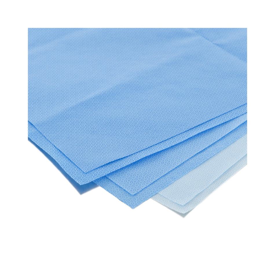 Halyard H400 Sterilization Wrap, 36 x 36 Inch-HALYARD* H400 Sterilization Wrap Medium Blue 36 X 36 Inch Single Layer SMS Polypropylene Steam / EO Gas
