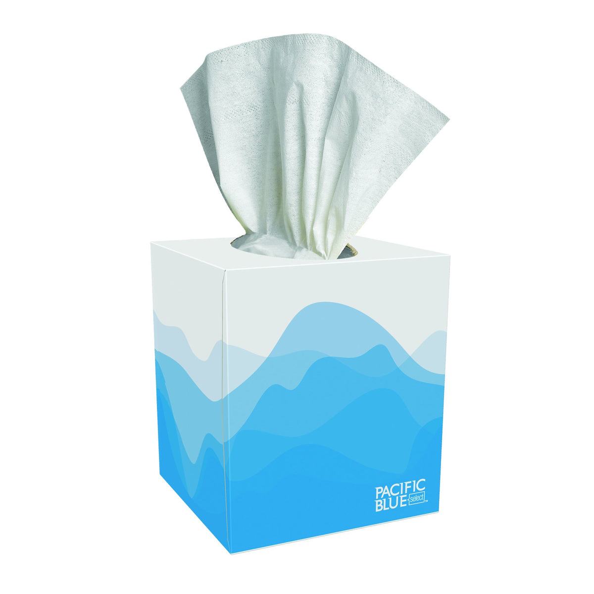 Pacific Blue Select Facial Tissue-Preference Facial Tissue White 7.65 X 8.85 Inch 100 Count