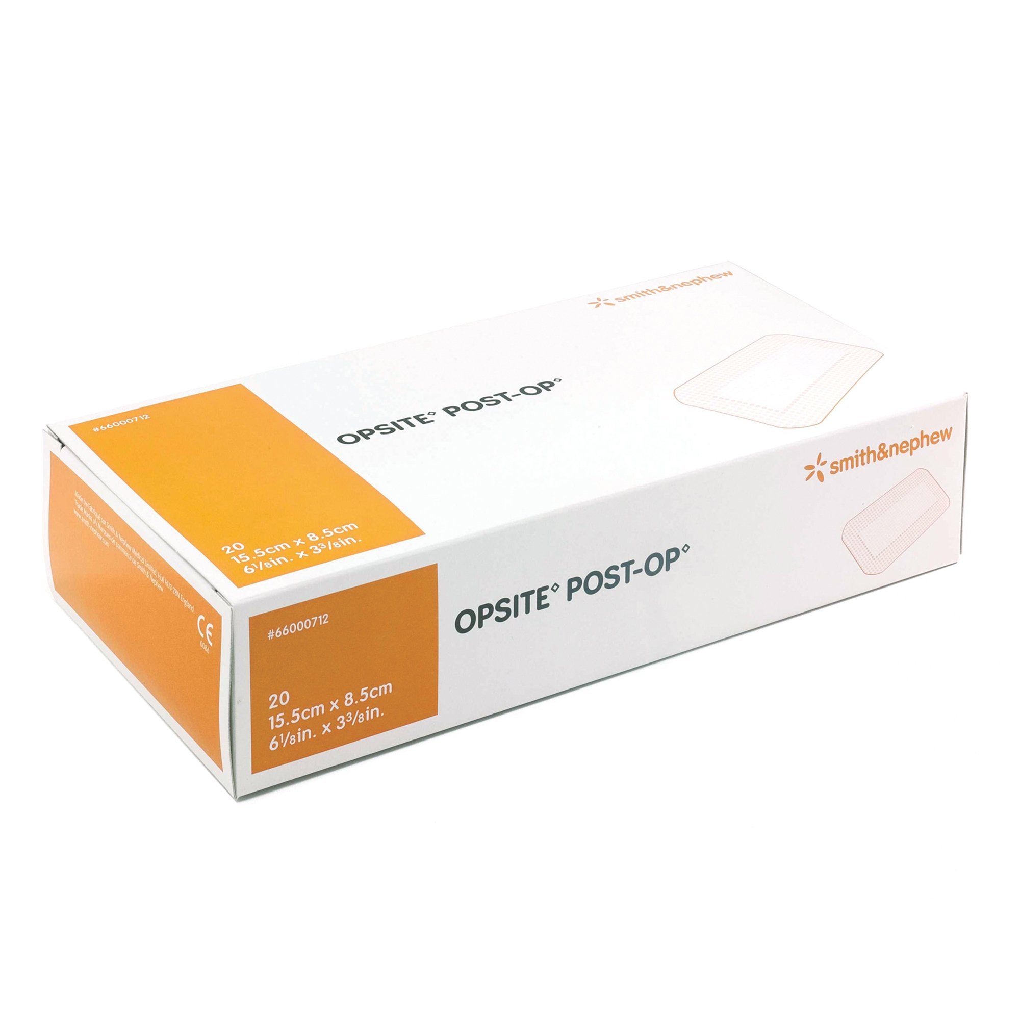 OpSite Post Op Transparent Film Dressing with Pad, 3-3/8 x 6-1/8 Inch-Transparent Film Dressing with Pad OpSite Post Op 3-3/8 X 6-1/8 Inch 3 Tab Delivery Rectangle Sterile
