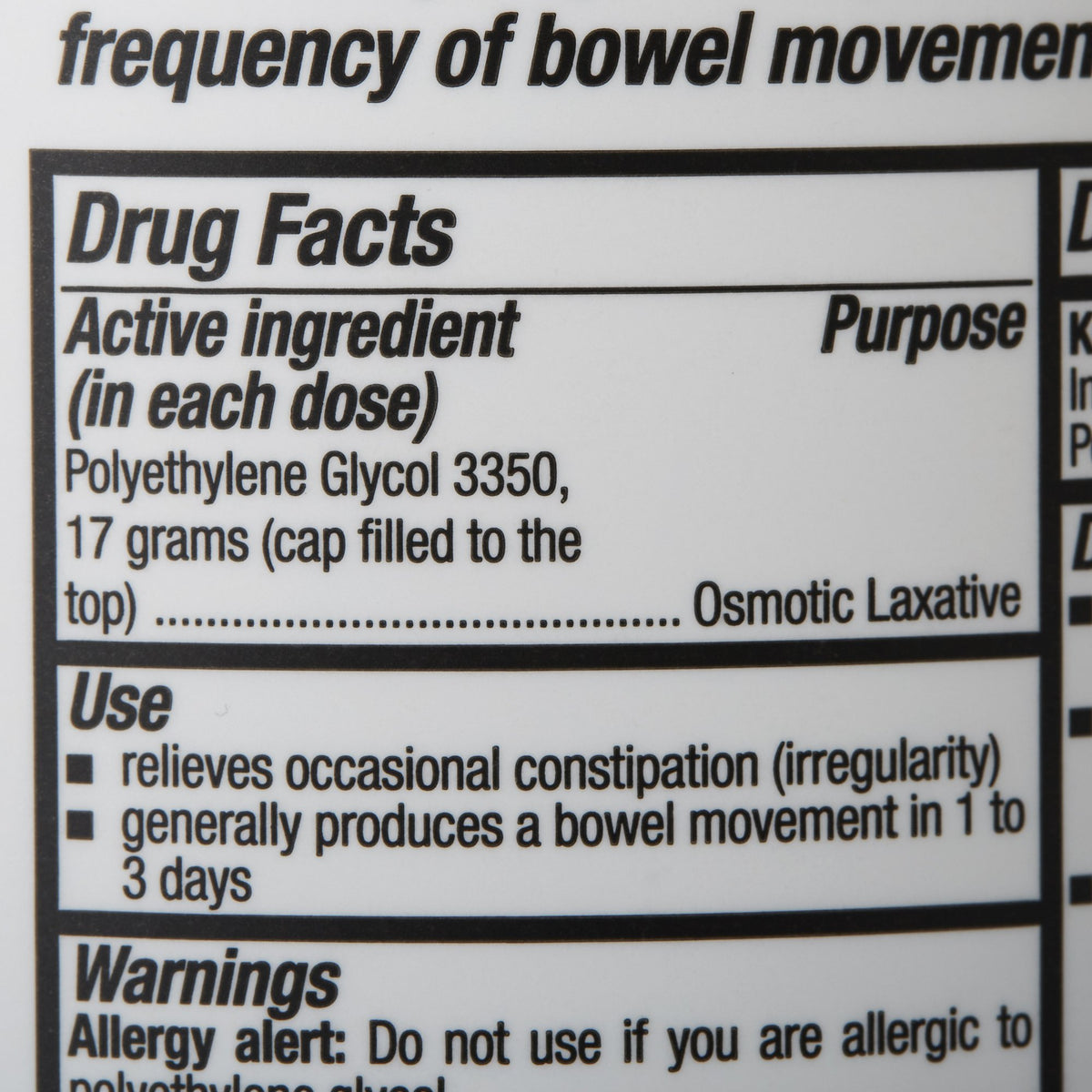 Geri-Care Polyethylene Glycol 3350 Laxative-Laxative Geri-Care Powder 17.9 oz. Polyethylene Glycol 3350