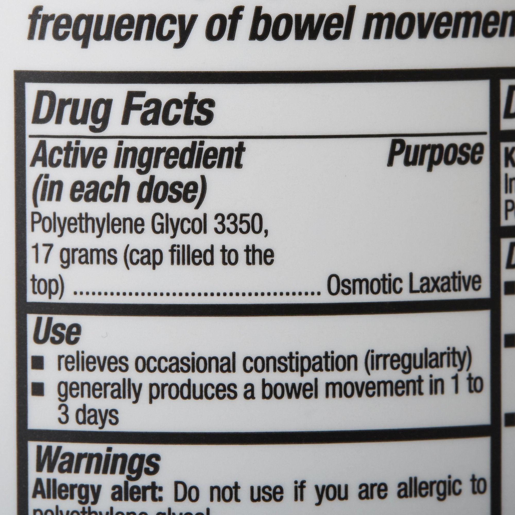 Geri-Care Polyethylene Glycol 3350 Laxative-Laxative Geri-Care Powder 17.9 oz. Polyethylene Glycol 3350