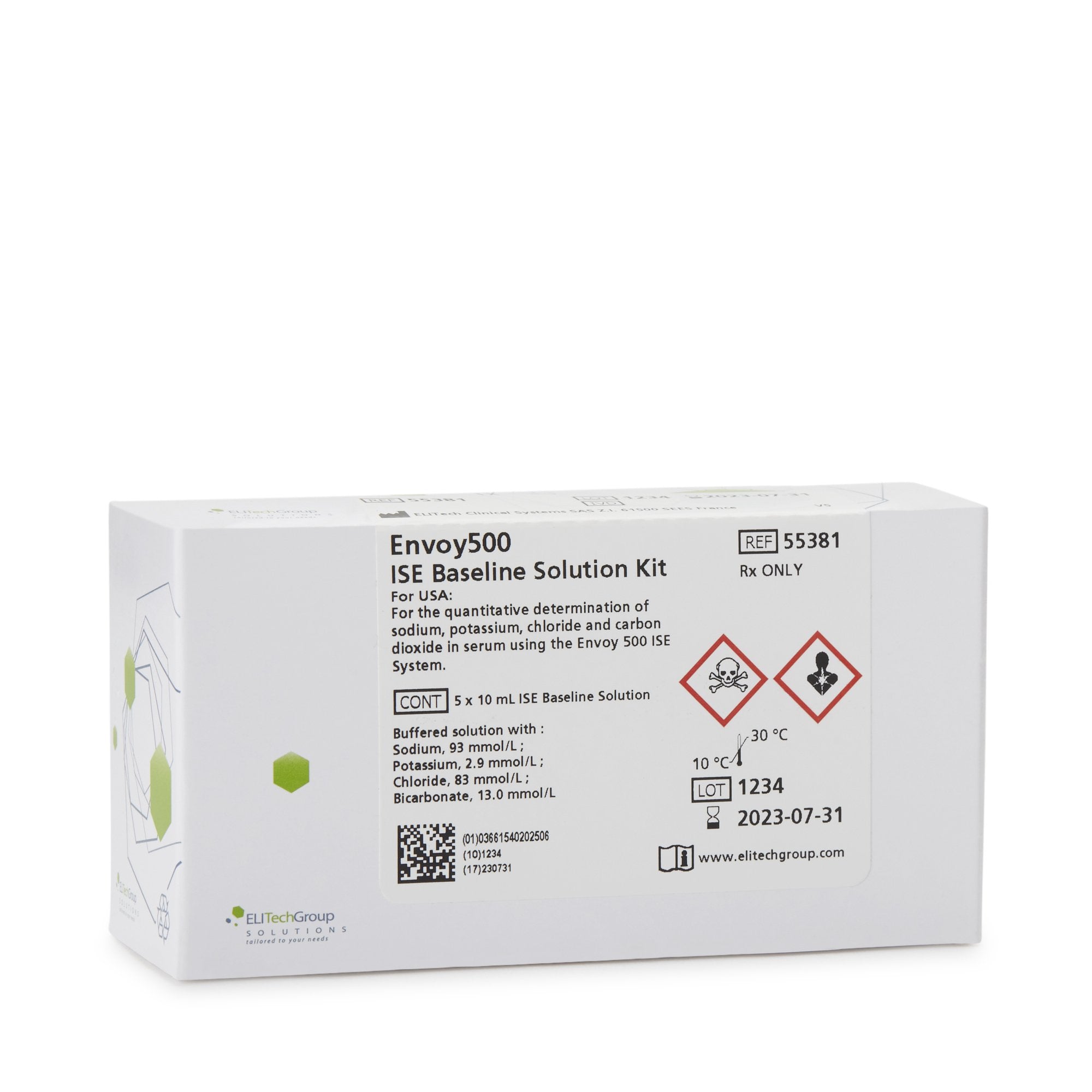 Elitech Group Inc ISE Baseline Solution-ISE Baseline Solution 5 X 10 mL