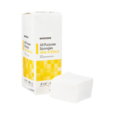 McKesson Nonwoven Sponge, 4 x 4 Inch, Four Ply - Wound Care>General Wound Care>General Purpose Dressings>Gauze Dressings -...