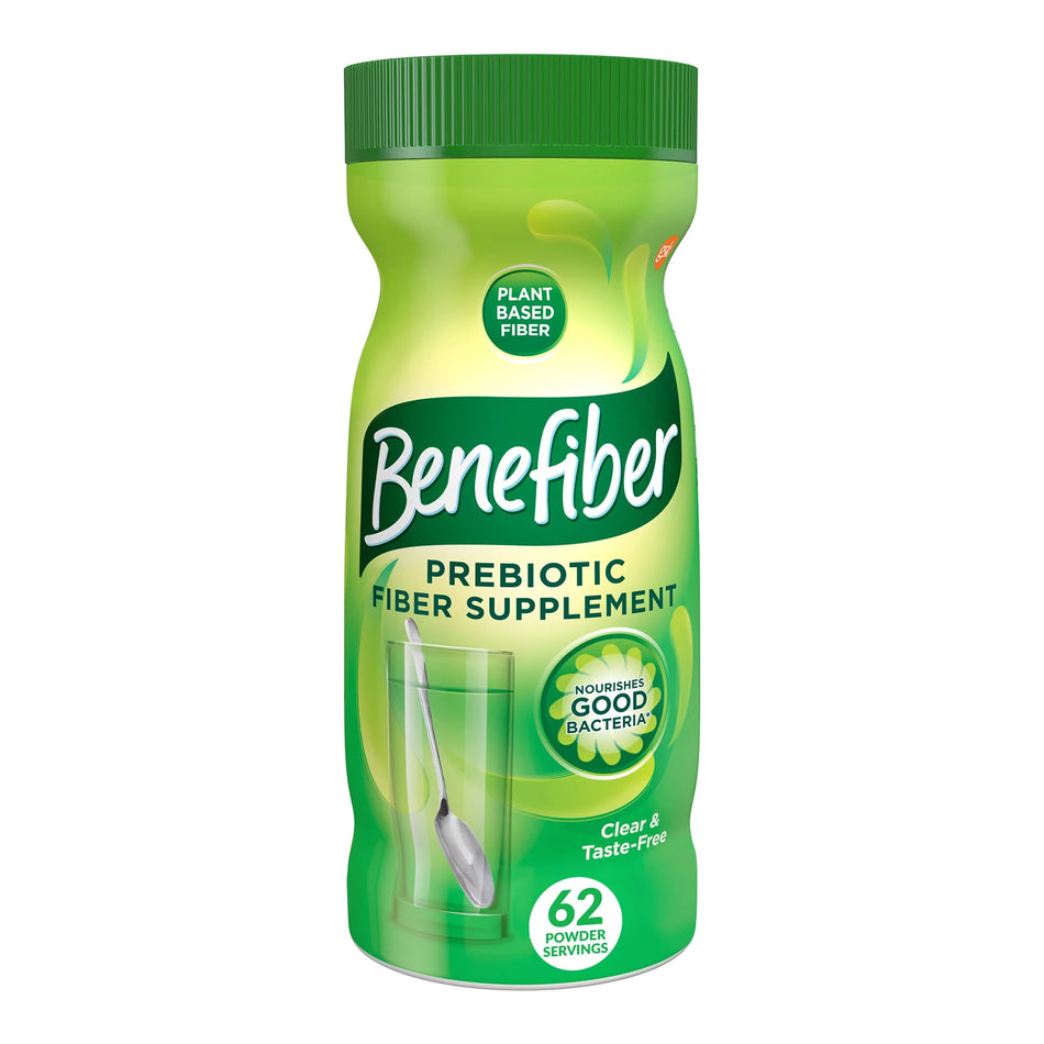 Benefiber Prebiotic Fiber Supplement, 8.7-ounce bottle-Oral Supplement Benefiber Unflavored Powder 8.7 oz. Bottle