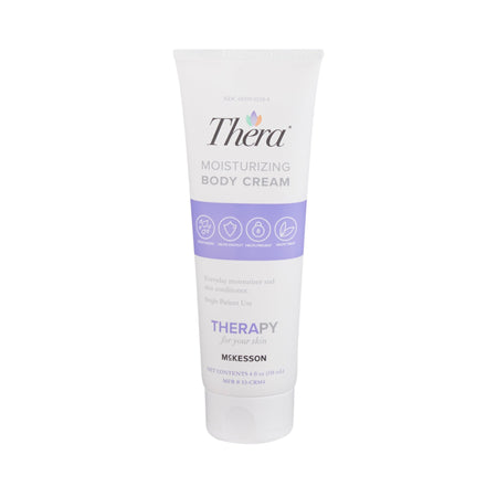 McKesson Thera Moisturizing Body Cream-Hand and Body Moisturizer Thera 4 oz. Tube Scented Cream CHG Compatible