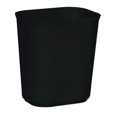 Rubbermaid Commercial Products Fire-Resistant Trash Can-Fire-Resistant Trash Can Rubbermaid 14 Quart / 3.5 gal. Black Thermoset Polyester Rectangular