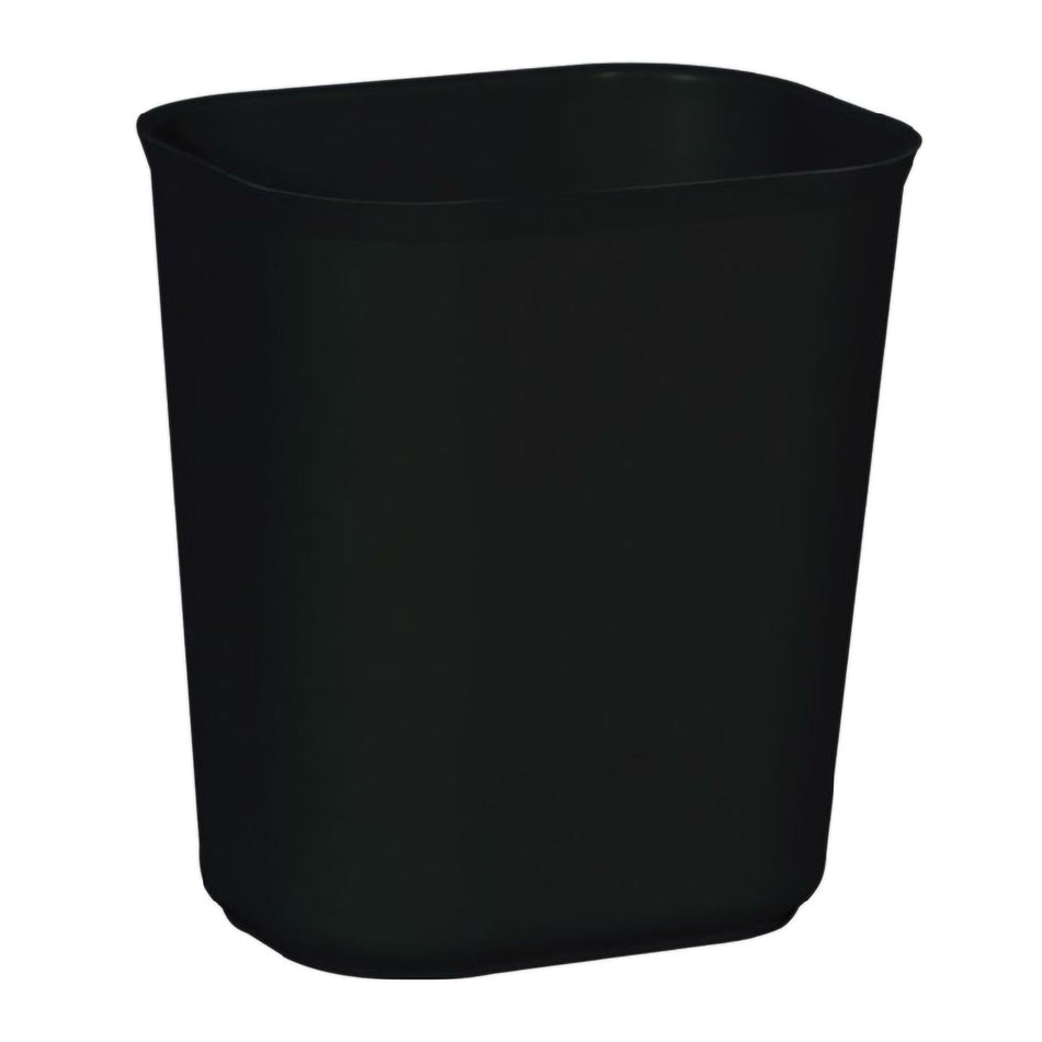 Rubbermaid Commercial Products Fire-Resistant Trash Can-Fire-Resistant Trash Can Rubbermaid 14 Quart / 3.5 gal. Black Thermoset Polyester Rectangular