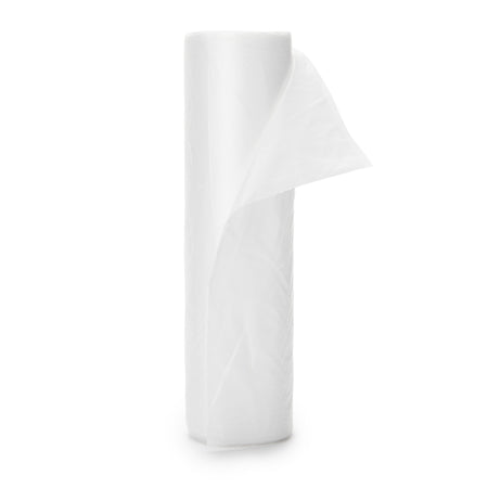 McKesson Extra Heavy Duty Trash Bag, Clear, 56 gal.-Trash Bag McKesson 56 gal. Clear HDPE 17 Mic. 43 X 48 Inch Star Seal Bottom Coreless Roll