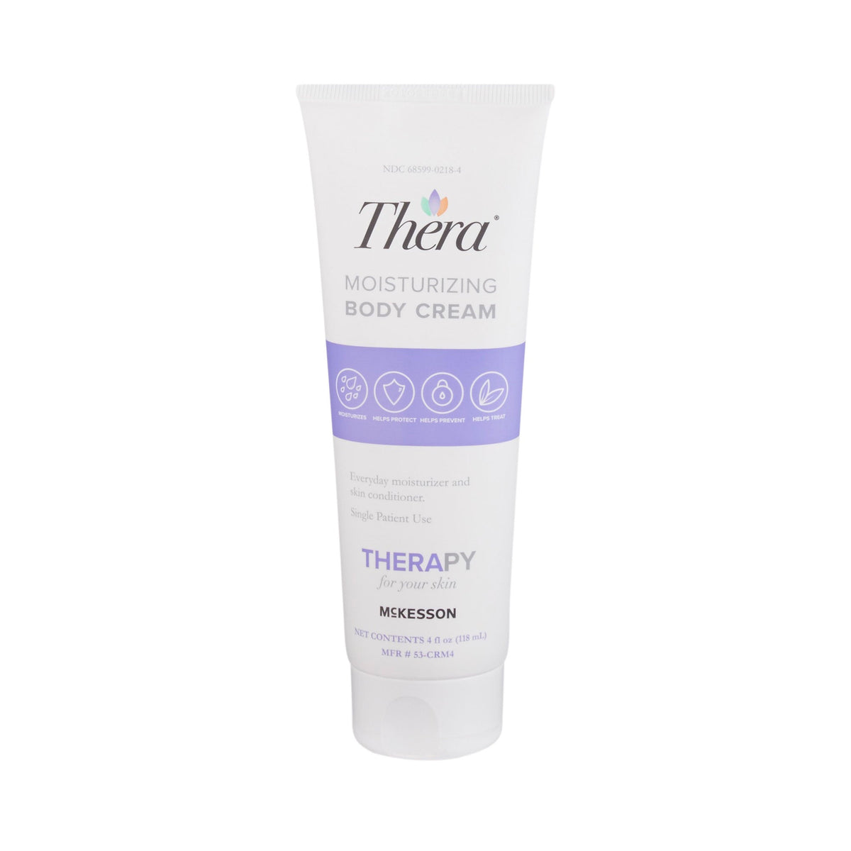McKesson Thera® Moisturizing Body Cream, 4-ounce Tube - Personal Hygiene>Skin Care>Moisturizers - McKesson Brand