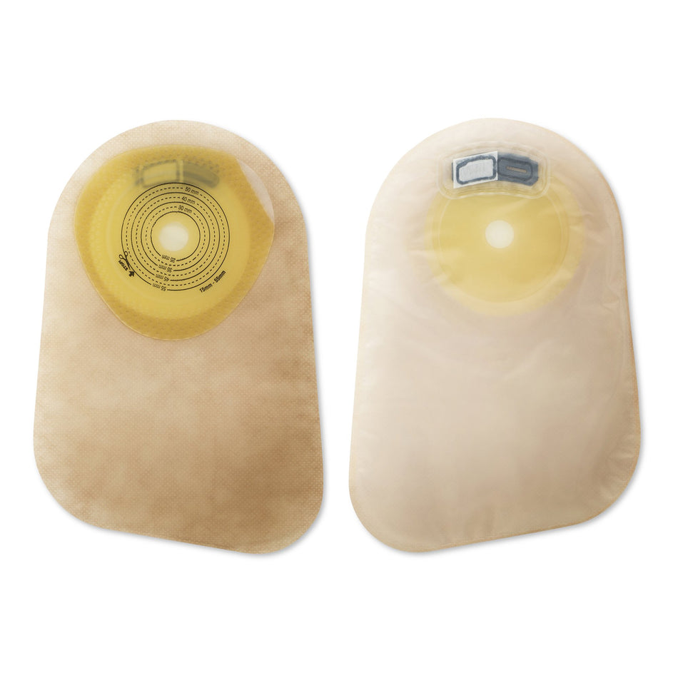 Premier One-Piece Closed End Transparent Colostomy Pouch, 9 Inch Length, 5/8 to 2-1/8 Inch Stoma-"Colostomy Pouch Premier One-Piece System 9 Inch Length Flat, Trim To Fit 5/8 to 2-1/8 Inch Stoma Closed End"