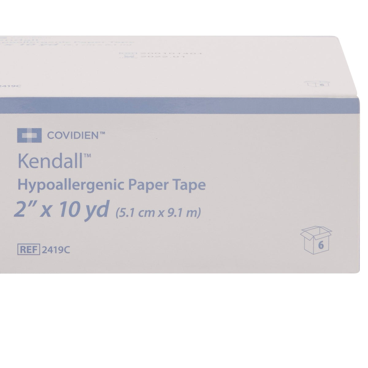 Kendall Hypoallergenic Paper Medical Tape, 2 Inch x 10 Yard, White-Hypoallergenic Medical Tape Kendall Hypoallergenic White 2 Inch X 10 Yard Paper NonSterile