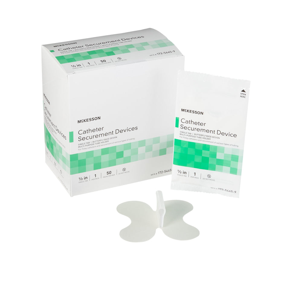 McKesson Catheter Securement Device-"Catheter Stabilization Device McKesson NonSterile, 2.5 Inch Tab"