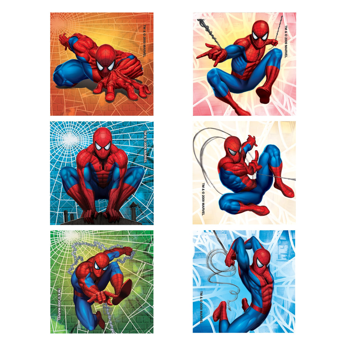 Medibadge KLS Spider-Man Classic Stickers-Value Stickers 100 per Roll Spider-Man Classic Value Sticker 1-5/8 Inch