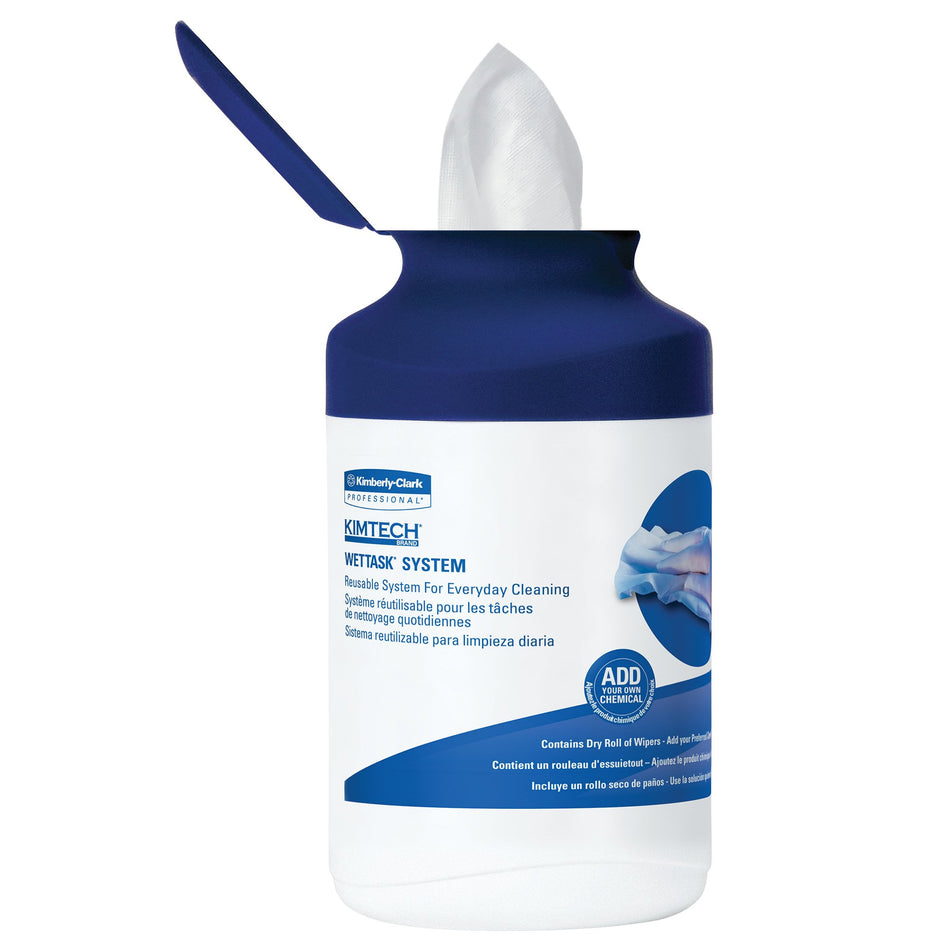 KIMTECH PREP* Surface Disinfectant Cleaner-Task Wipe Kimtech Prep Wettask White NonSterile Meltblown 12 X 12-1/2 Inch Disposable