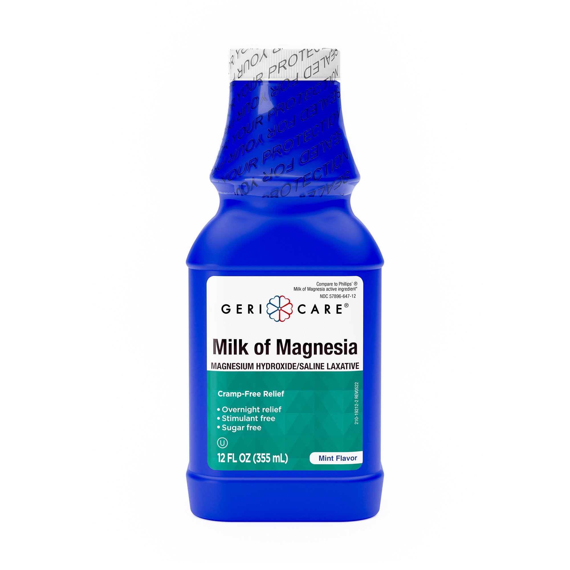 Geri-Care® Magnesium Hydroxide Laxative, 12-ounce Bottle - Pharmaceuticals>Over the Counter>Gastrointestinal>Laxatives - G...