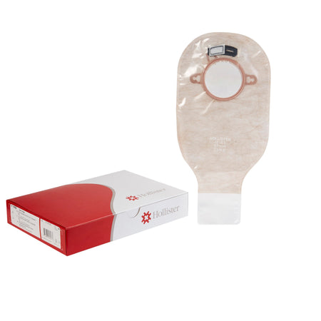 New Image Two-Piece Drainable Transparent Filtered Ostomy Pouch, 12-Inch Length, 2 Inch Flange-Ostomy Pouch New Image Two-Piece System 12 Inch Length Drainable