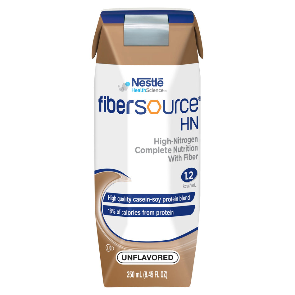 Fibersource� HN Formula Tube Feeding Formula, 8.45 oz. Carton-Tube Feeding Formula Fibersource� HN Unflavored Liquid 250 mL Carton