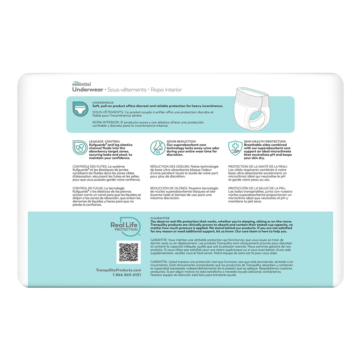 Select® Heavy Protection Absorbent Underwear, Extra Small - Incontinence>Adult Briefs and Protective Undergarments - Princ...