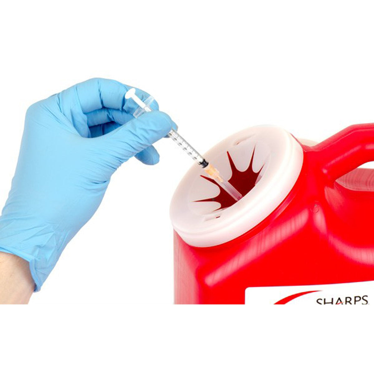 The Sharps Disposal by Mail System® Pro-Tec® Mailback Sharps Collector, 2 Gal. - Needles and Syringes>Sharps Collectors>Sh...