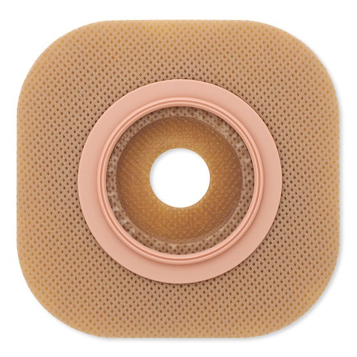 New Image FlexWear Colostomy Barrier With 1 3/8 Inch Stoma Opening-"Ostomy Barrier New Image FlexWear Precut, Standard Wear Adhesive Tape 57 mm Flange Red Code System Hydrocolloid 1-3/8 Inch Opening"