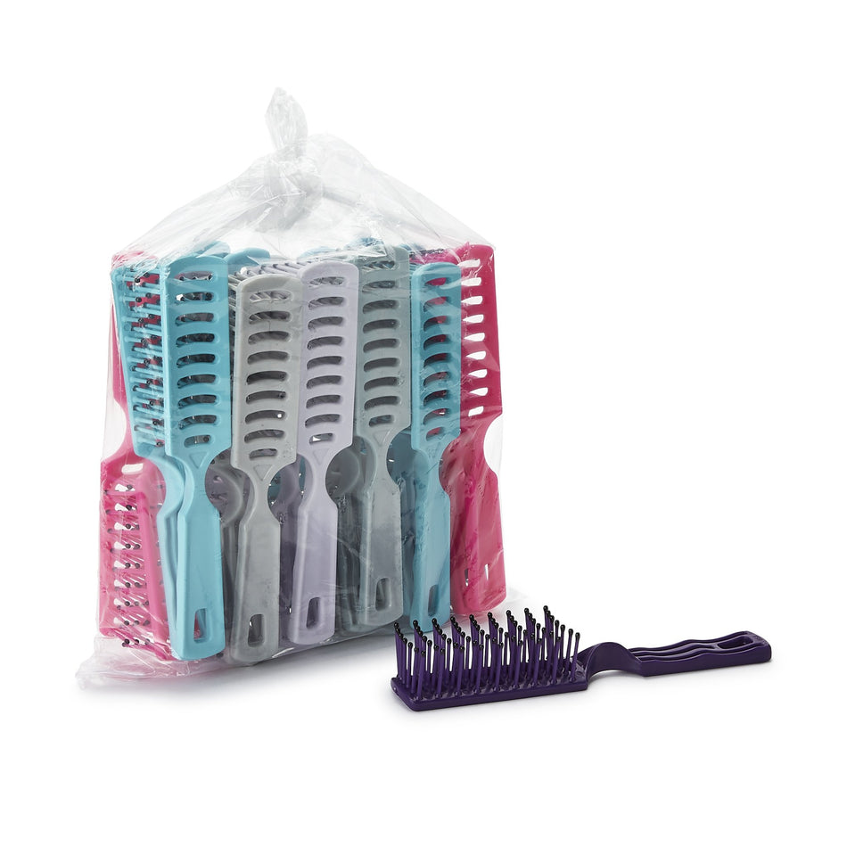 Cardinal Vented Hairbrush, 7.5 in.-Hairbrush Cardinal Ball Tip Bristles 7.5 Inch