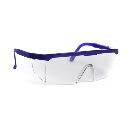 McKesson Protective Eyewear-Protective Glasses McKesson Brand Side Shield Clear Tint Blue / Clear Frame Over Ear One Size Fits Most