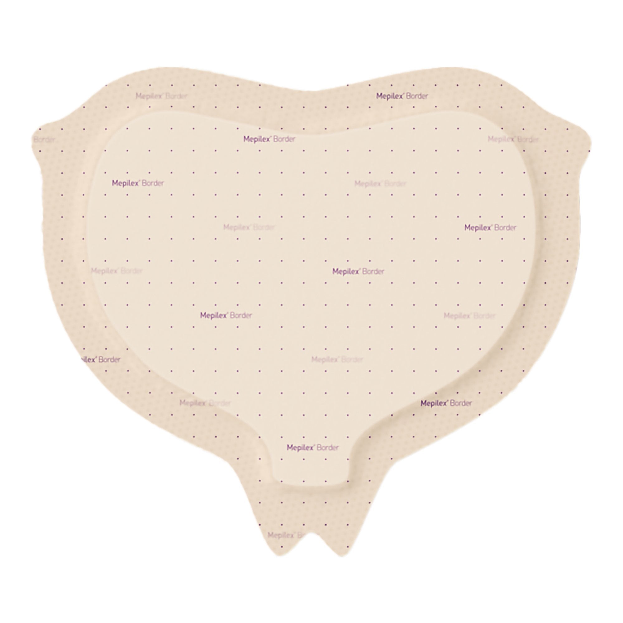 Mepilex® Border Sacrum Foam Dressing, 22 x 25 Centimeter - Wound Care>Advanced Wound Care>Foam Dressings - Molnlycke