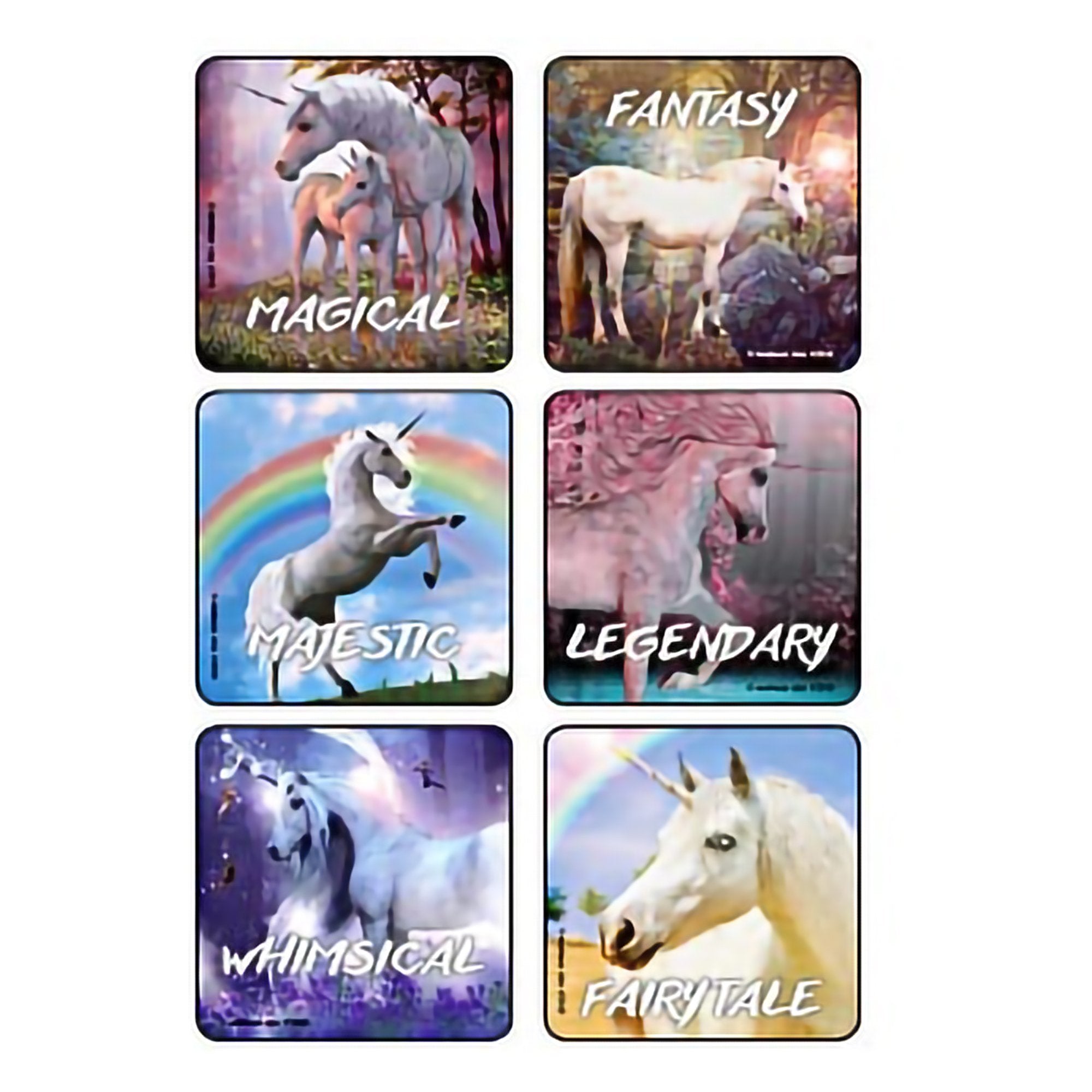 Medibadge KLS Fantasy Unicorns Asst. Stickers-Kids Love Stickers 90 per Roll Fantasy Unicorns Sticker 2-1/2 Inch