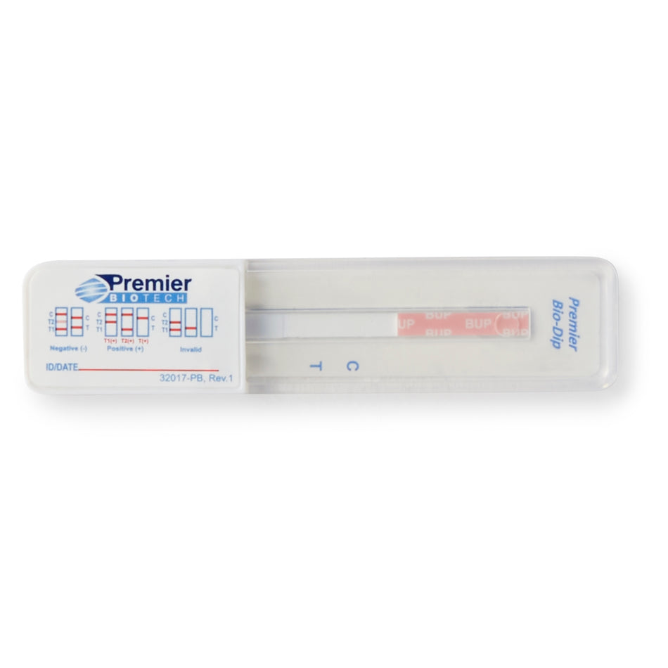 Premier Bio-Dip Single Drug (Buprenorphine) Drugs of Abuse Test-Drugs of Abuse Test Kit Premier Bio-Dip Buprenorphine (BUP) 25 Tests CLIA Waived