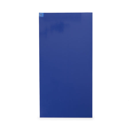 Poly Tack Adhesive Floor Mat-Adhesive Floor Mat Poly Tack 18 x 36 Inch Blue Polyethylene Film