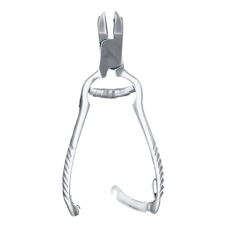 McKesson Nail Nipper, Concave Jaws, 4 Inches-Nail Nipper McKesson Concave Jaw 4-1/2 Inch Length Chrome Covered Stainless Steel