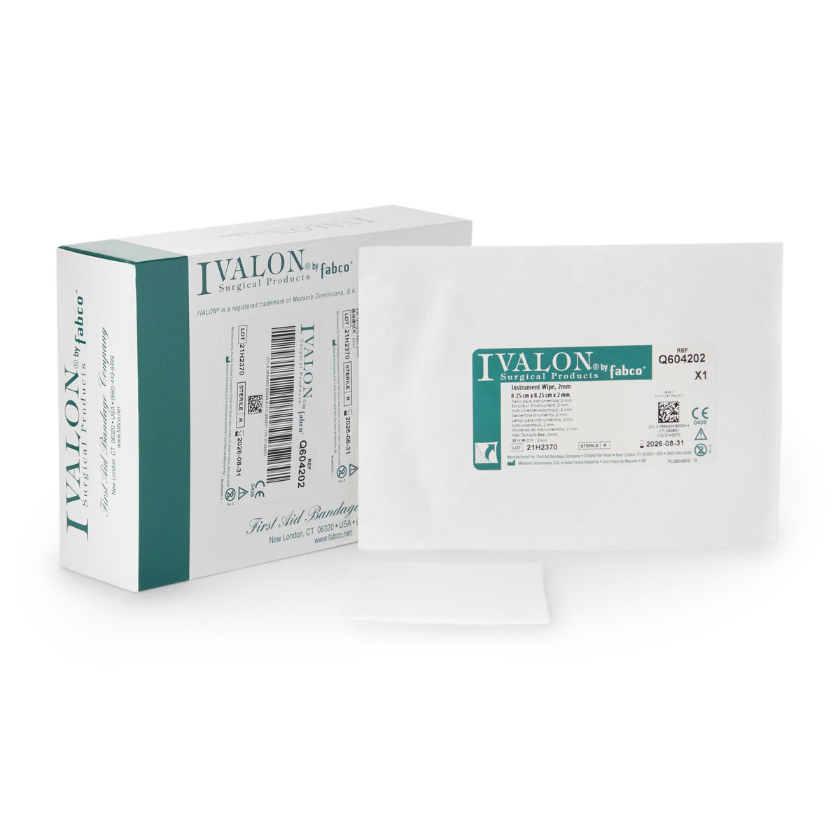 Ivalon Instrument Wipe-Instrument Wipe Ivalon 3-1/4 X 3-1/4 Inch 20 Count PVA (Polyvinyl Acetal) Box Sterile