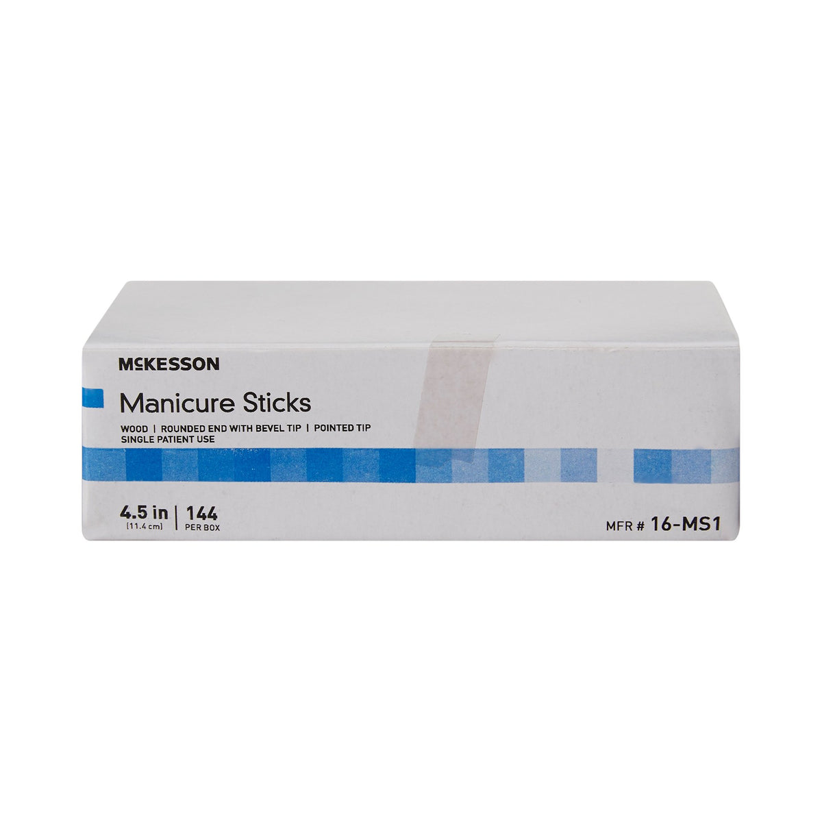 McKesson Manicure Sticks, 100% White Birch, 4.5 Inch-Manicure Stick McKesson 4.5 Inch 100% White Birch