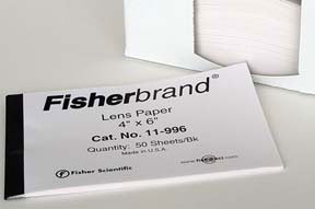 Fisherbrand Lens Paper for Cleaning Glass Lenses-Optical Lens Cleaning Paper Fisherbrand Cleaning Glass Lenses