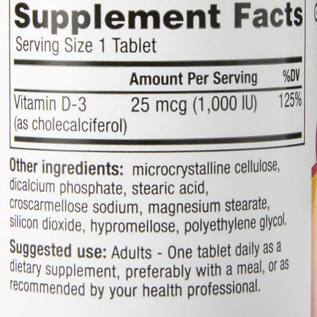 Geri-Care® Vitamin D-3 Supplement - Pharmaceuticals>Over the Counter>Nonprescription Vitamins and Minerals - Geri-Care