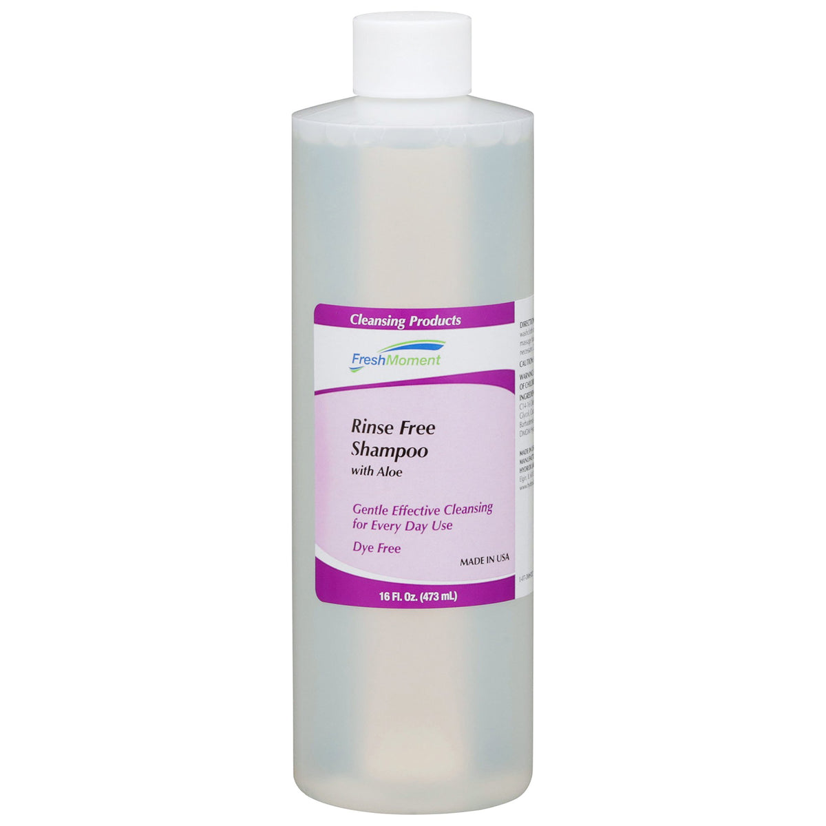 Fresh Moment Rinse-Free Shampoo 16 oz. Bottle-Rinse-Free Shampoo Fresh Moment 16 oz. Bottle Floral Scent