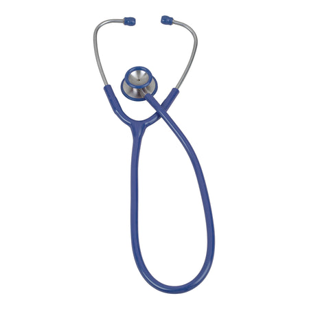 Veridian Pinnacale Series Stainless Steel Stethoscope, Blue-Clinician Stethoscope Veridian Blue 1-Tube 25 Inch Tube Double Sided Chestpiece